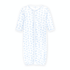 Leaping Bunnies Print Converter - Light Blue - Magnolia BabyConverter Gown