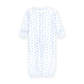 Leaping Bunnies Print Converter - Light Blue - Magnolia BabyConverter Gown