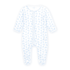 Leaping Bunnies Print Footie - Light Blue - Magnolia BabyFootie
