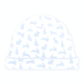 Leaping Bunnies Print Hat - Light Blue - Magnolia BabyHat