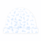 Leaping Bunnies Print Hat - Light Blue - Magnolia BabyHat