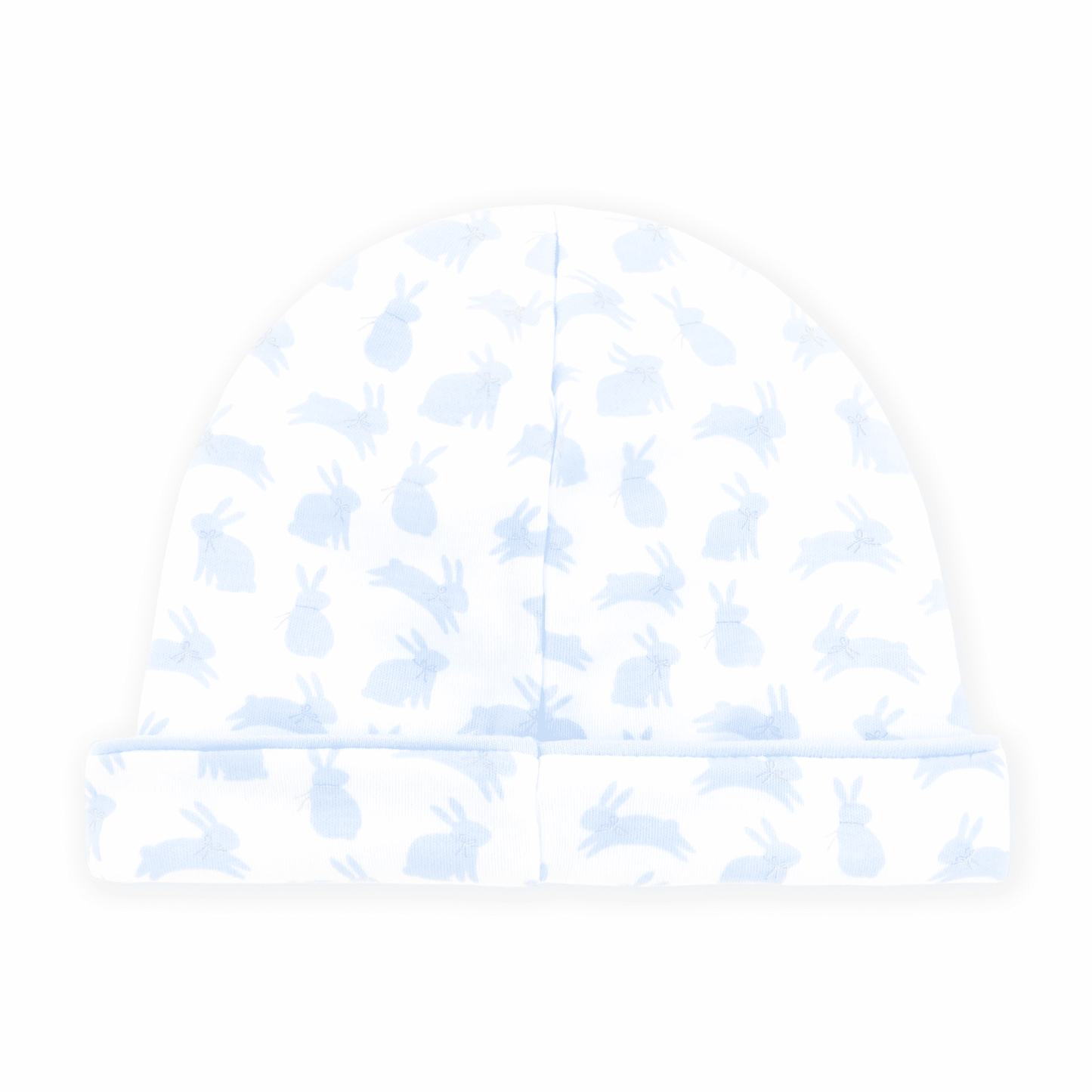 Leaping Bunnies Print Hat - Light Blue - Magnolia BabyHat