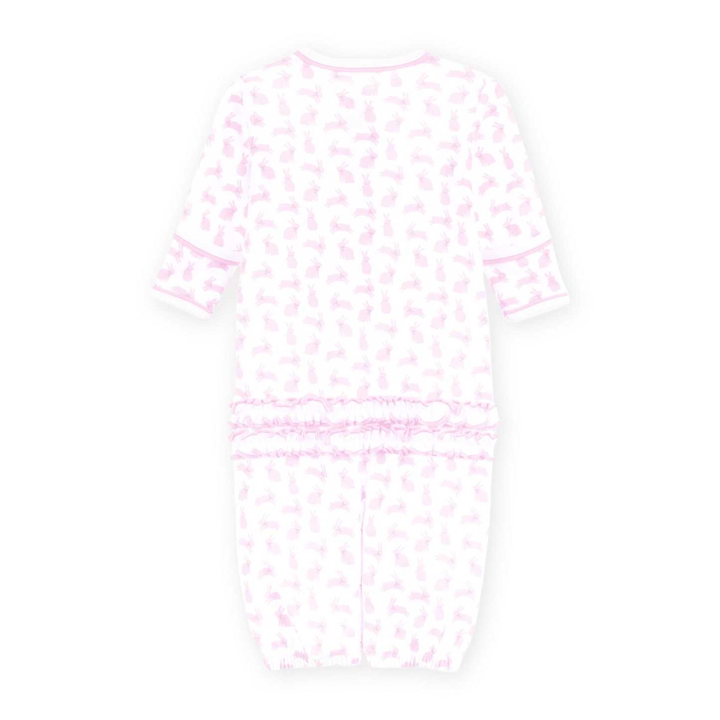 Magnolia Baby_Leaping Bunnies Print Ruffle Converter - Pink_2