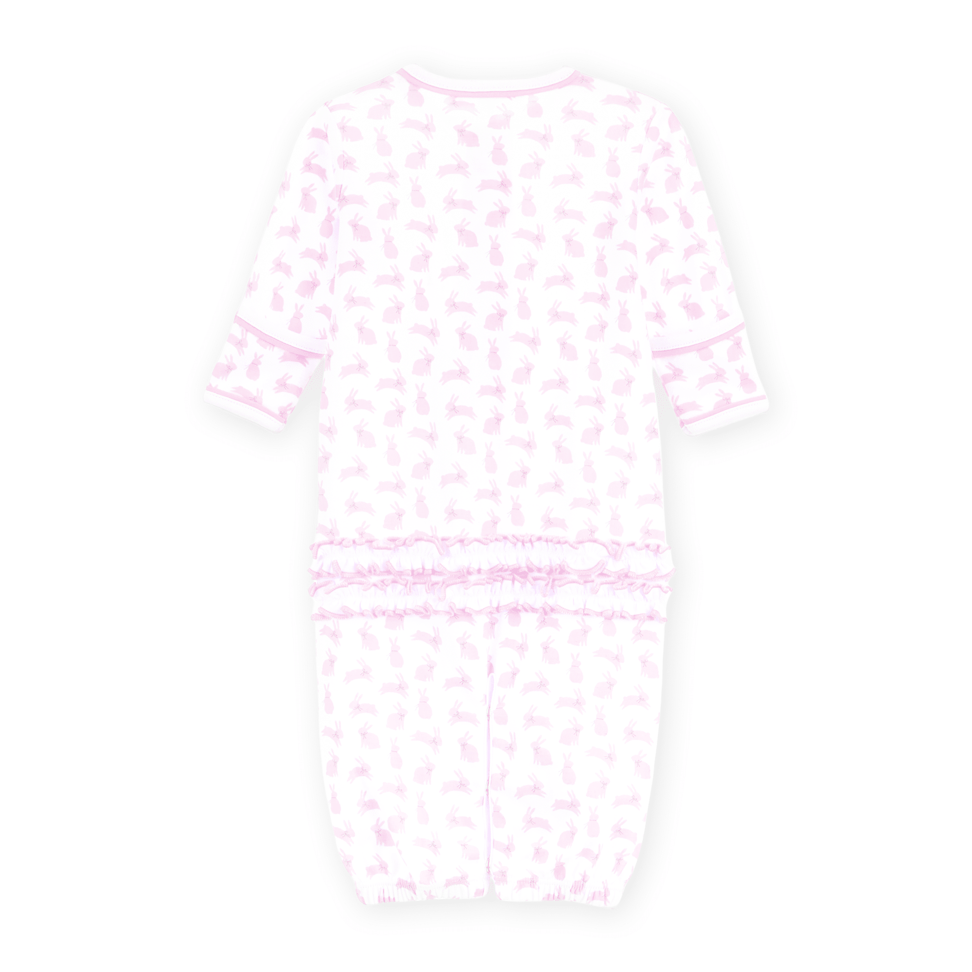 Magnolia Baby_Leaping Bunnies Print Ruffle Converter - Pink_2
