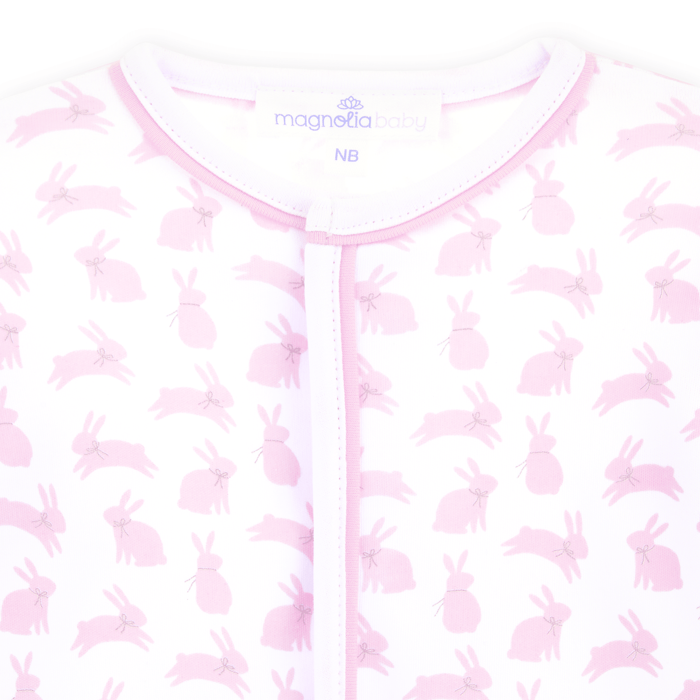 Magnolia Baby_Leaping Bunnies Print Ruffle Converter - Pink_3