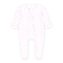 Magnolia Baby_Leaping Bunnies Print Ruffle Zip Footie - Pink_1