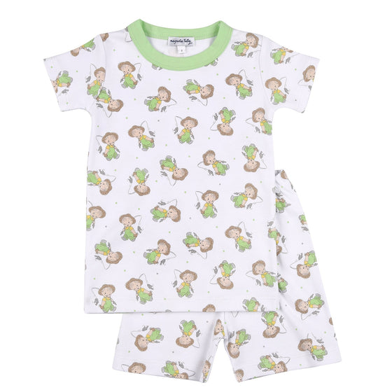 Let's Go Fishing Celery Short Pajamas - Magnolia BabyShort Pajamas