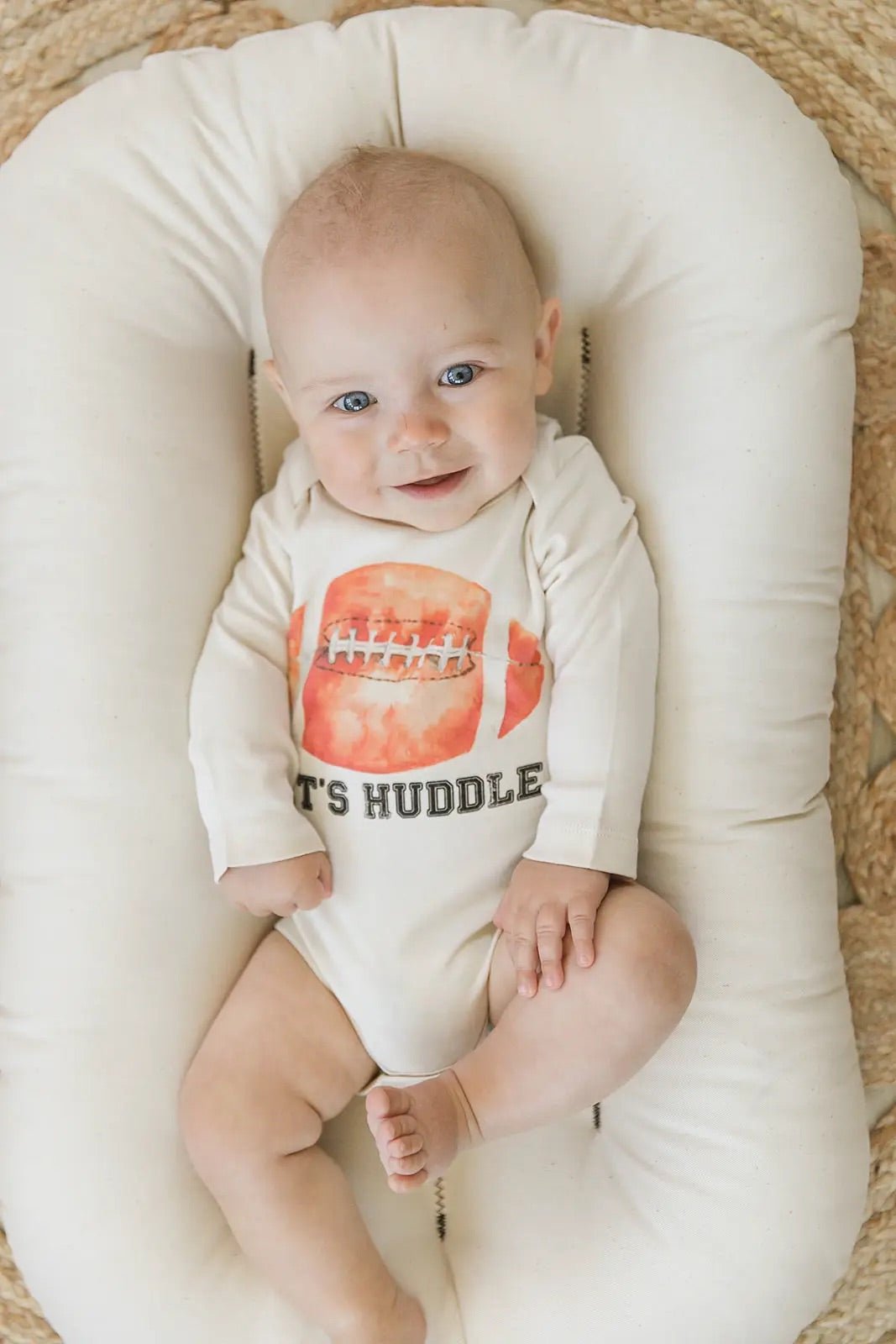 Let's Huddle Baby Onesie - Magnolia BabyBodysuit