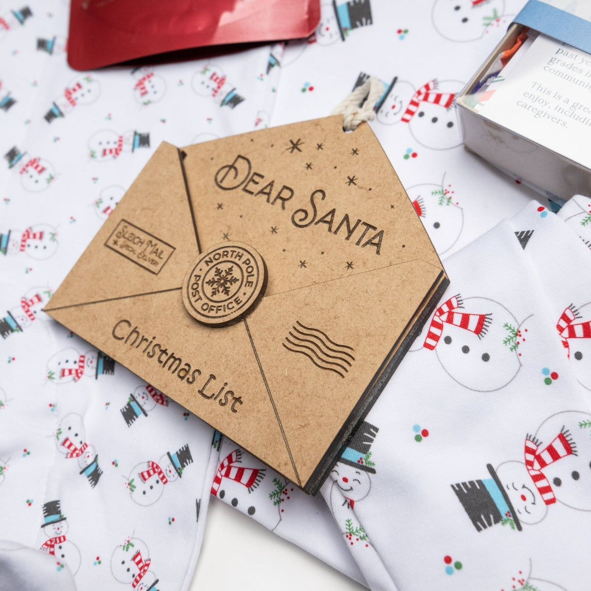 Letter to Santa Christmas Ornament
