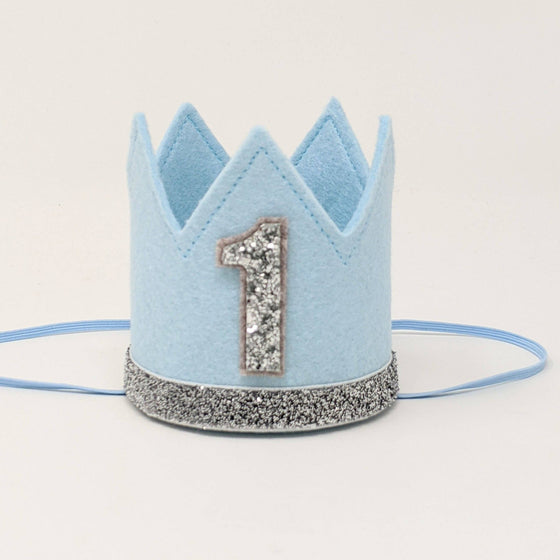 Light Blue Birthday Crown - Magnolia BabyParty Hat