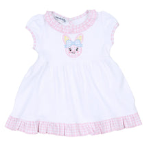  Lil' Bunny Applique Infant/Toddler Dress - Pink - Magnolia BabyDress