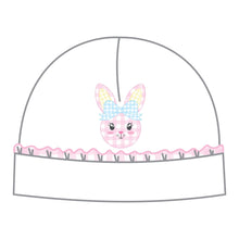  Lil' Bunny Applique Ruffle Hat - Pink - Magnolia BabyHat