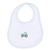 Lil' Green Tractor Embroidered Bib - Magnolia BabyBib