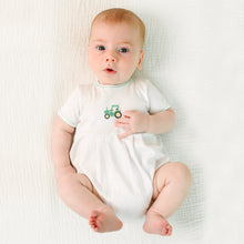  Lil' Green Tractor Embroidered Bubble - Magnolia BabyBubble