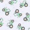 Lil' Green Tractor Long Pajamas - Magnolia BabyLong Pajamas