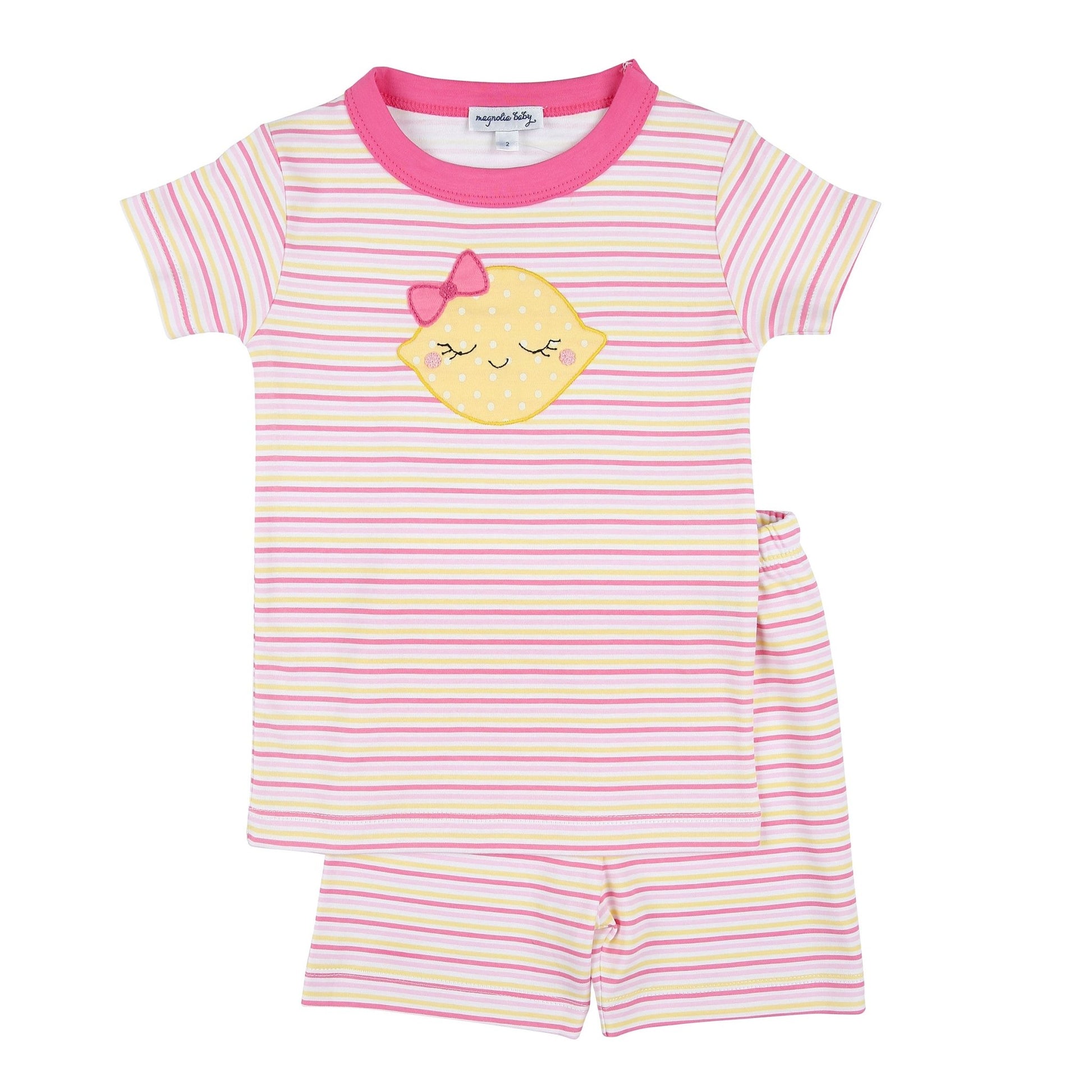 Lil' Lemon Short Pajama - Magnolia BabyShort Pajamas