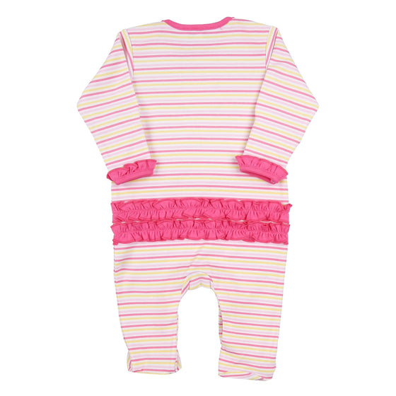 Lil' Lemons Ruffle Lap Footie - Magnolia BabyFootie