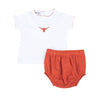 Lil' Longhorn Embroidered Diaper Cover Set - Magnolia BabyDiaper Cover