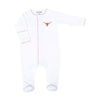 Lil' Longhorn Embroidered Footie - Magnolia BabyFootie