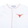 Lil' Longhorn Embroidered Footie - Magnolia BabyFootie