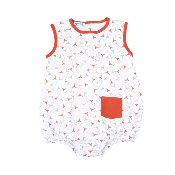 Lil' Longhorn Print Boy Bubble - Magnolia BabyBubble