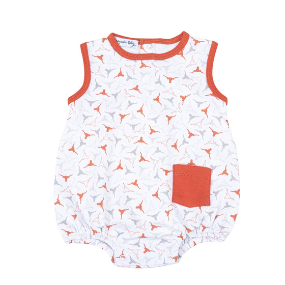 Lil' Longhorn Print Boy Bubble - Magnolia BabyBubble