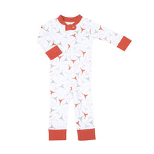  Lil' Longhorn Zip Pajamas - Magnolia BabyZipper Pajamas