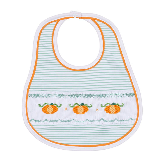 Lil' Pumpkin Classics Smocked Boy Bib - Magnolia BabyBib