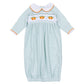 Lil' Pumpkin Classics Smocked Gathered Gown - Magnolia BabyGown