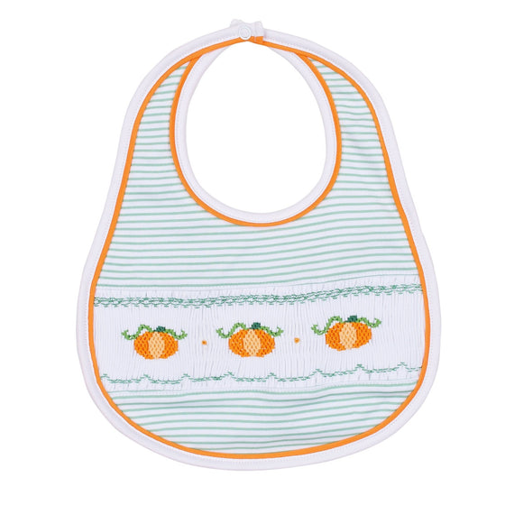 Lil' Pumpkin Classics Smocked Girl Bib - Magnolia BabyBib