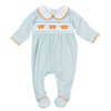 Lil' Pumpkin Classics Smocked Girl Footie - Magnolia BabyFootie