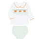 Lil' Pumpkin Classics Smocked Long Sleeve Diaper Cover Set - Magnolia BabyDiaper Cover