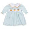 Lil' Pumpkin Classics Smocked Long Sleeve Dress - Magnolia BabyDress
