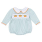 Lil' Pumpkin Classics Smocked Long Sleeve Girl Bubble - Magnolia BabyBubble