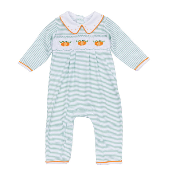 Lil' Pumpkin Classics Smocked Playsuit - Magnolia BabyPlaysuit