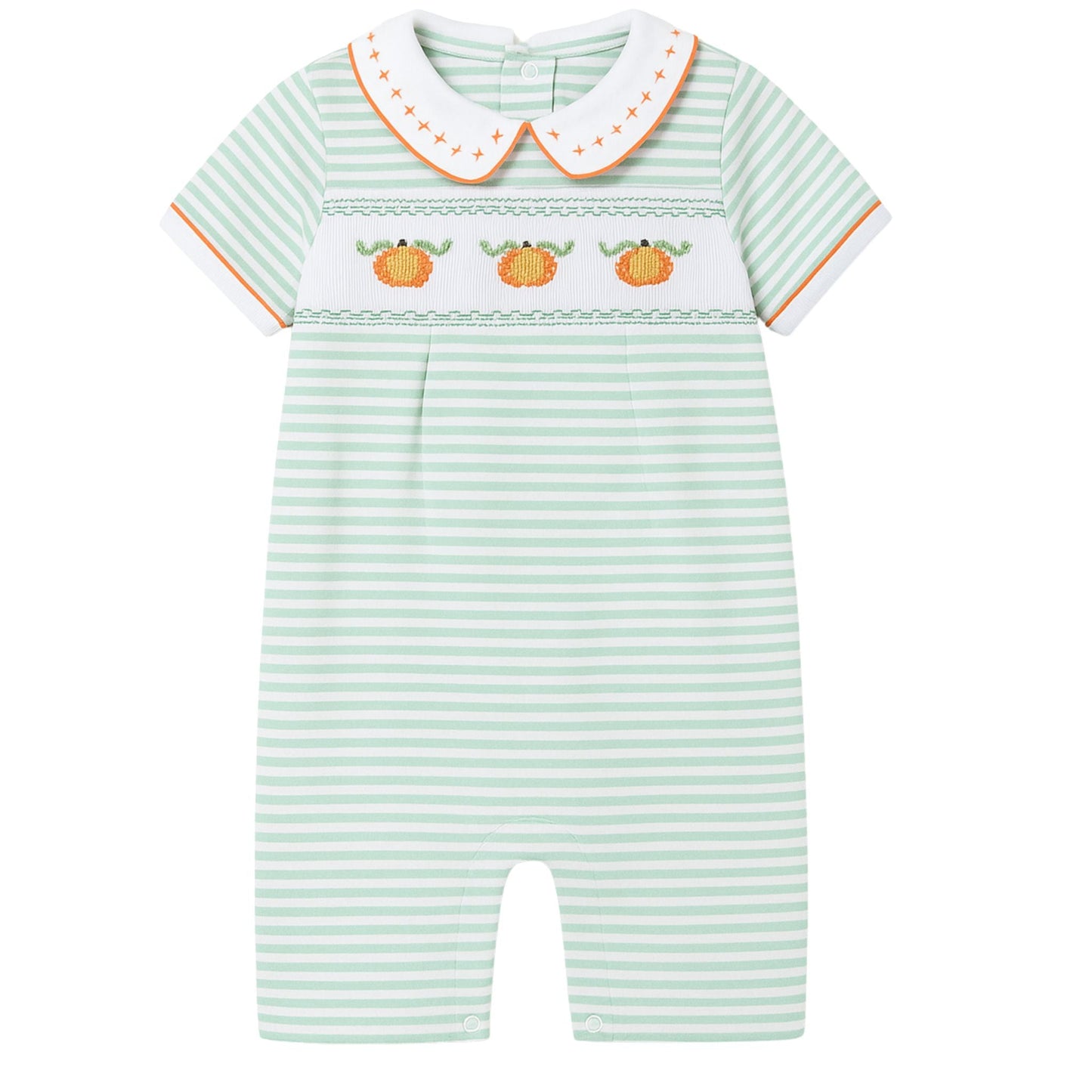 Lil' Pumpkin Classics Smocked Short Playsuit - Magnolia BabyShort Playsuit