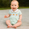Lil' Pumpkin Classics Smocked Short Playsuit - Magnolia BabyShort Playsuit