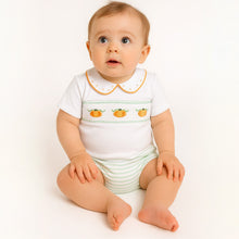  Lil' Pumpkin Classics Smocked Short Sleeve Diaper Cover Set - Magnolia BabyDiaper Cover