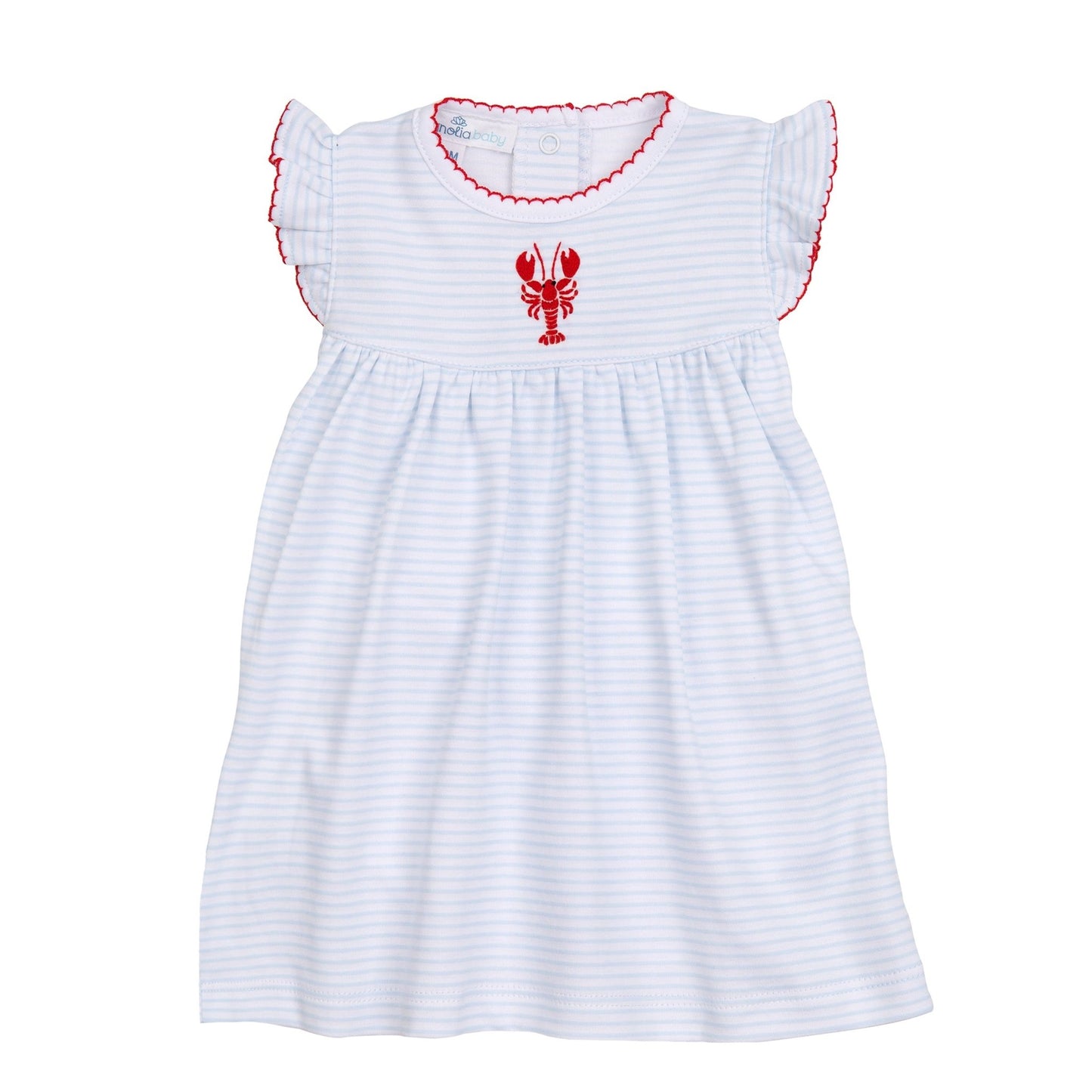 Lil' Snappers Embroidered Dress - Magnolia BabyDress