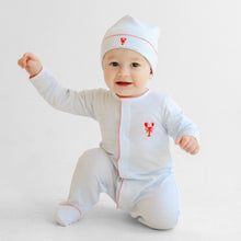  Lil' Snappers Embroidered Footie - Magnolia BabyFootie