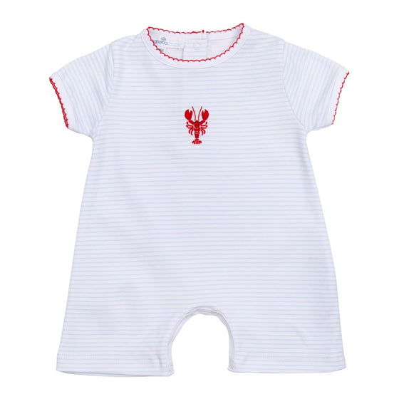 Lil' Snappers Embroidered Short Playsuit - Magnolia BabyShort Playsuit