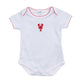 Lil' Snappers Hand-Embroidered Lobster Bodysuit - Magnolia BabyBodysuit