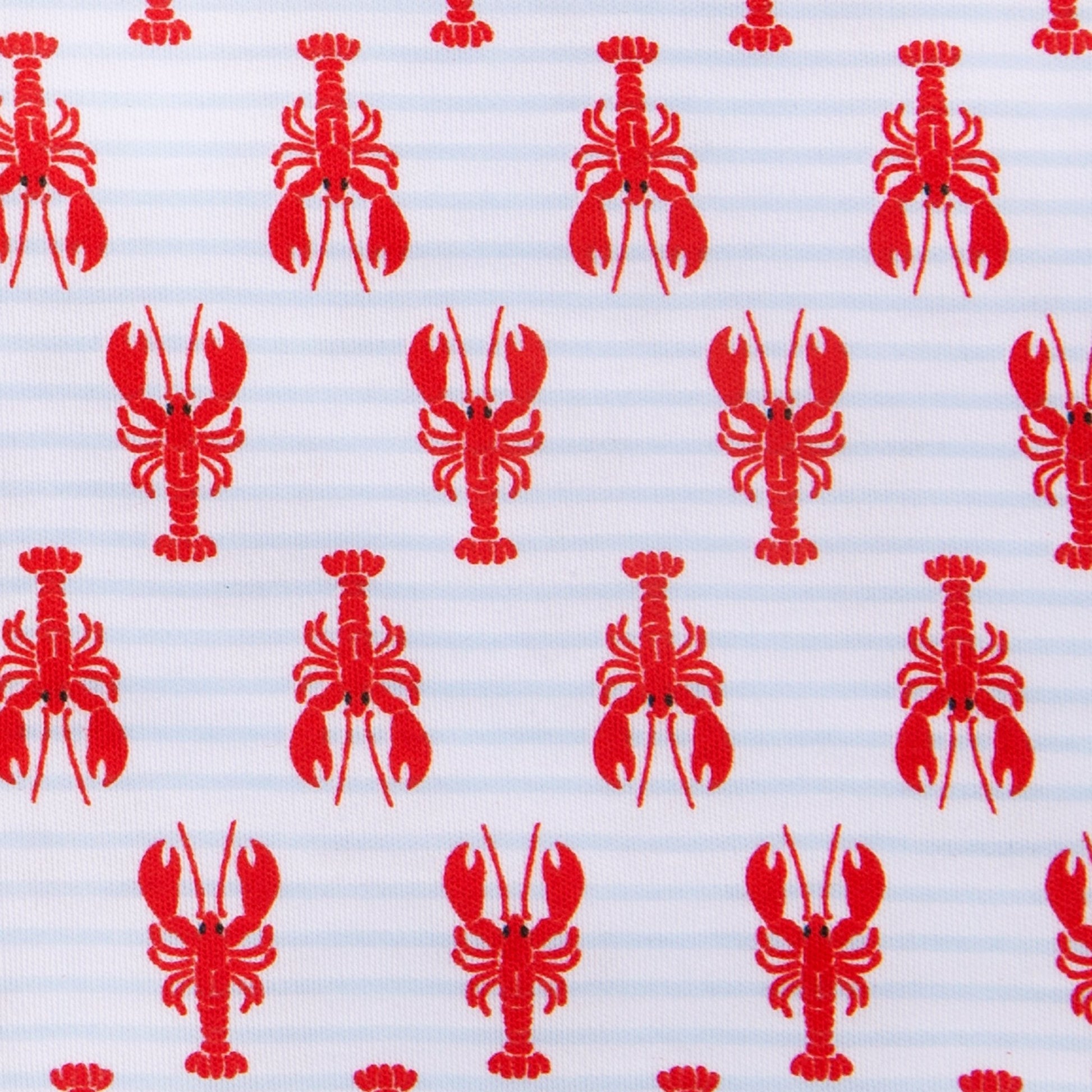 Lil' Snappers Lobster Print Long Pajamas - Magnolia BabyLong Pajamas