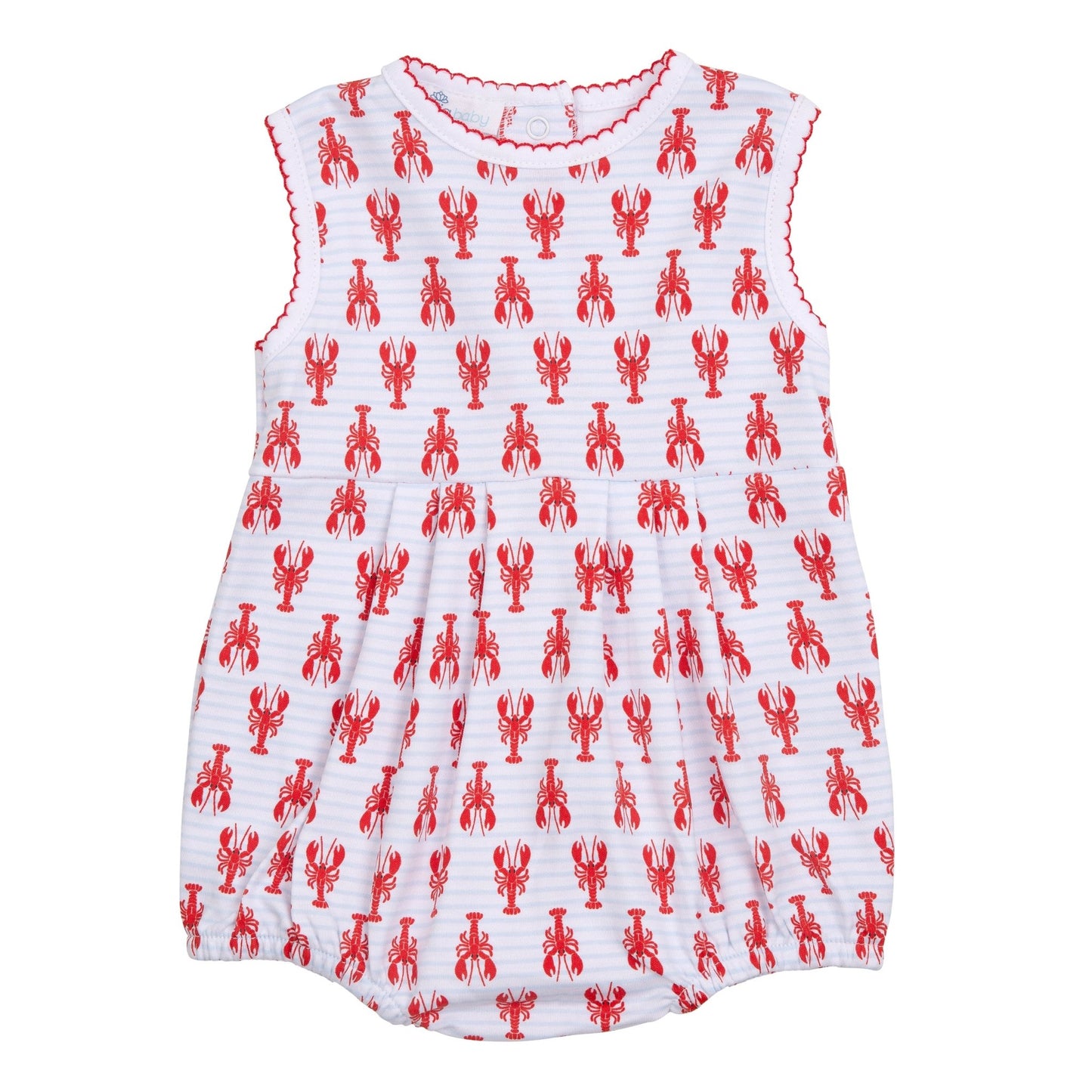 Lil' Snappers Print Bubble - Lobster Red - Magnolia BabyBubble