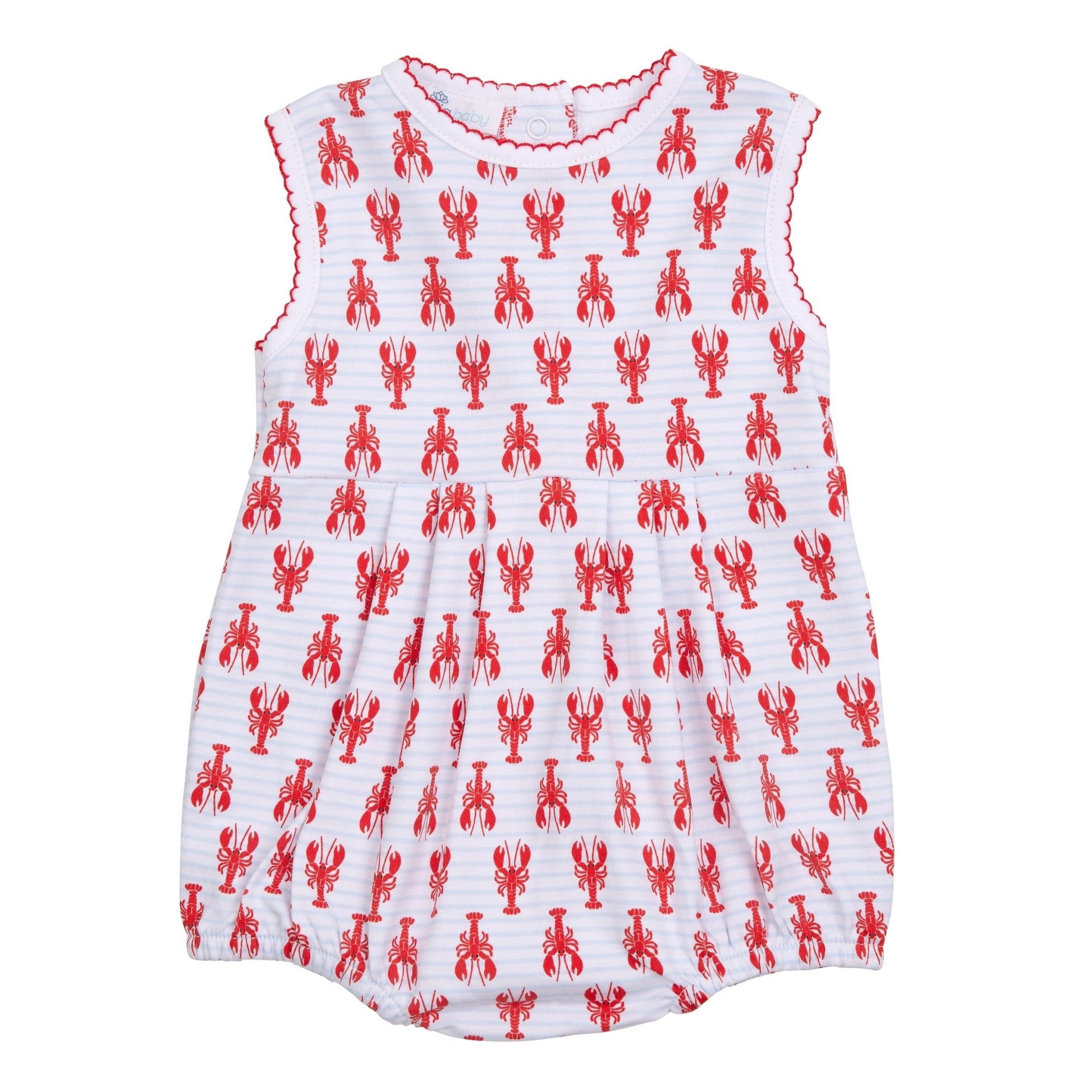 Lil' Snappers Print Bubble - Lobster Red - Magnolia BabyBubble