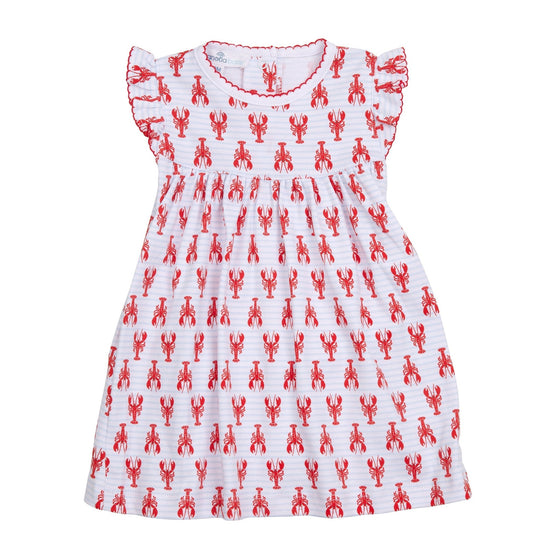 Lil' Snappers Print Dress - Magnolia BabyDress