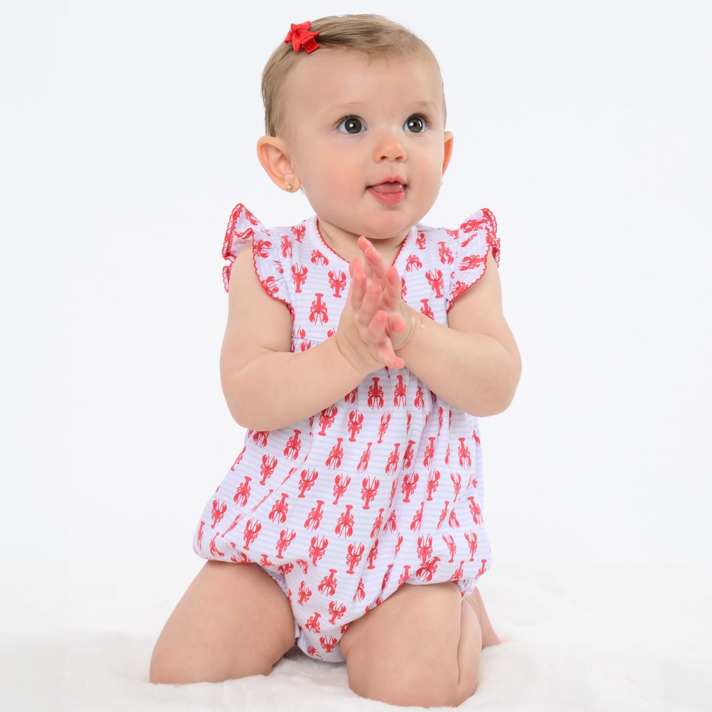Lil' Snappers Print Flutters Bubble - Magnolia BabyBubble
