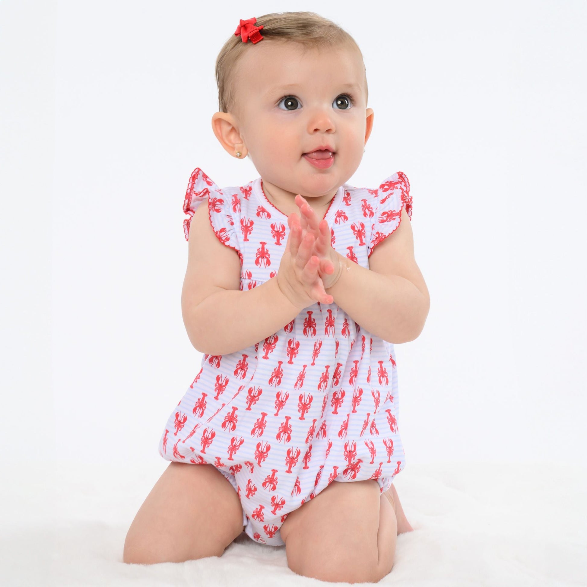 Lil' Snappers Print Flutters Bubble - Magnolia BabyBubble
