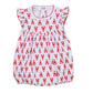 Lil' Snappers Print Flutters Bubble - Lobster Red - Magnolia BabyBubble