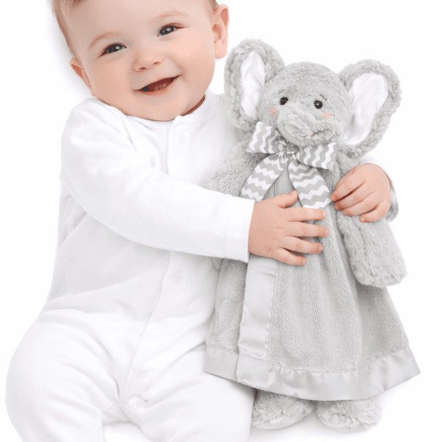 Lil' Spout Gray Elephant Snuggler - Magnolia BabySoft Toy